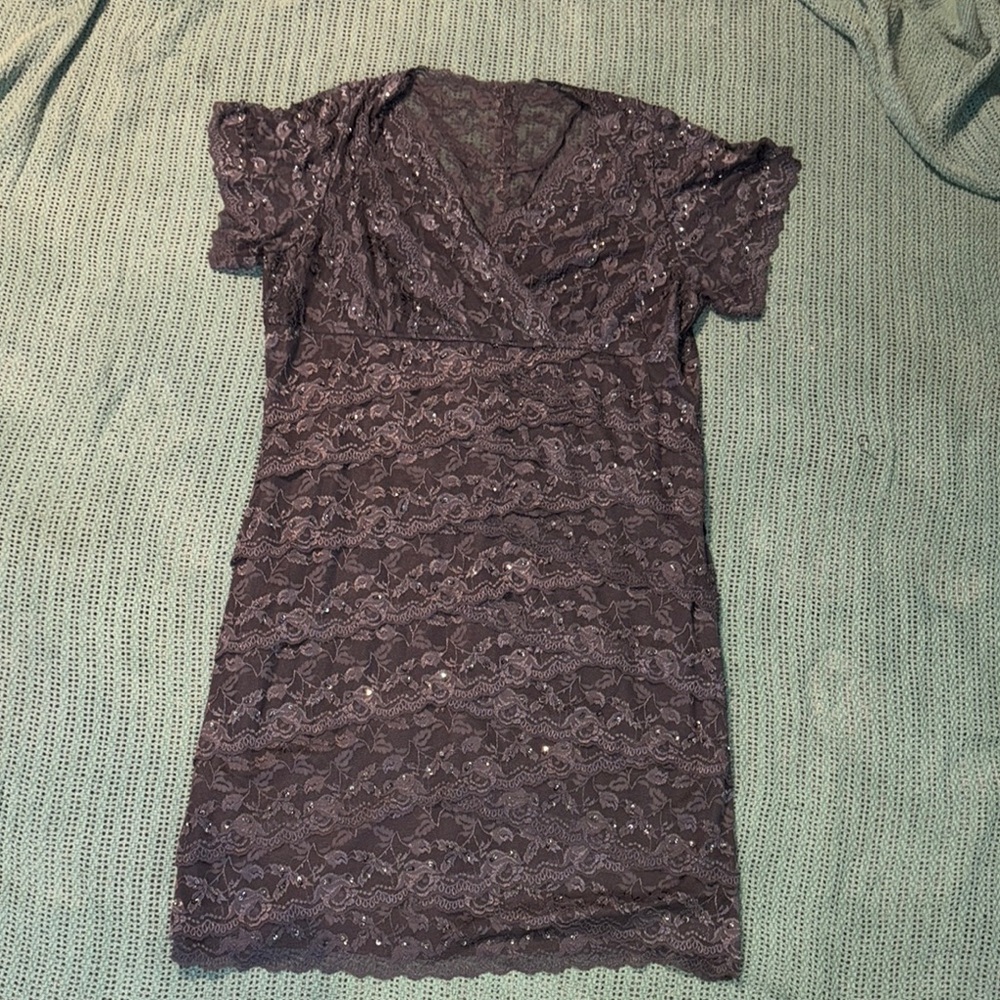 2-3X Elegant Lace V-Neck Mother of the Bride
